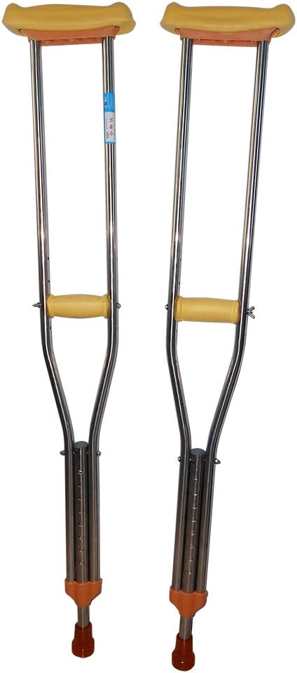 康生缘 不锈钢双升拐杖 不锈钢 助行 老人